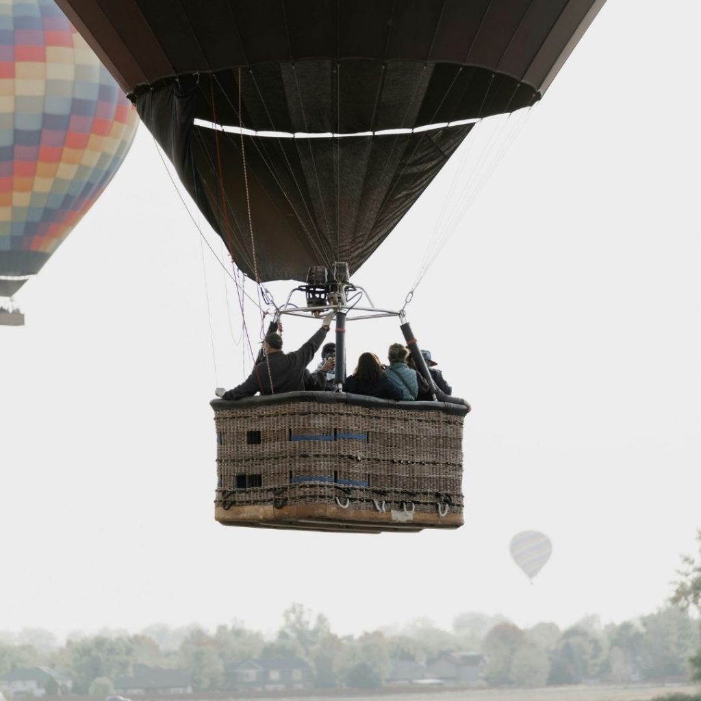 hot air balloon ride